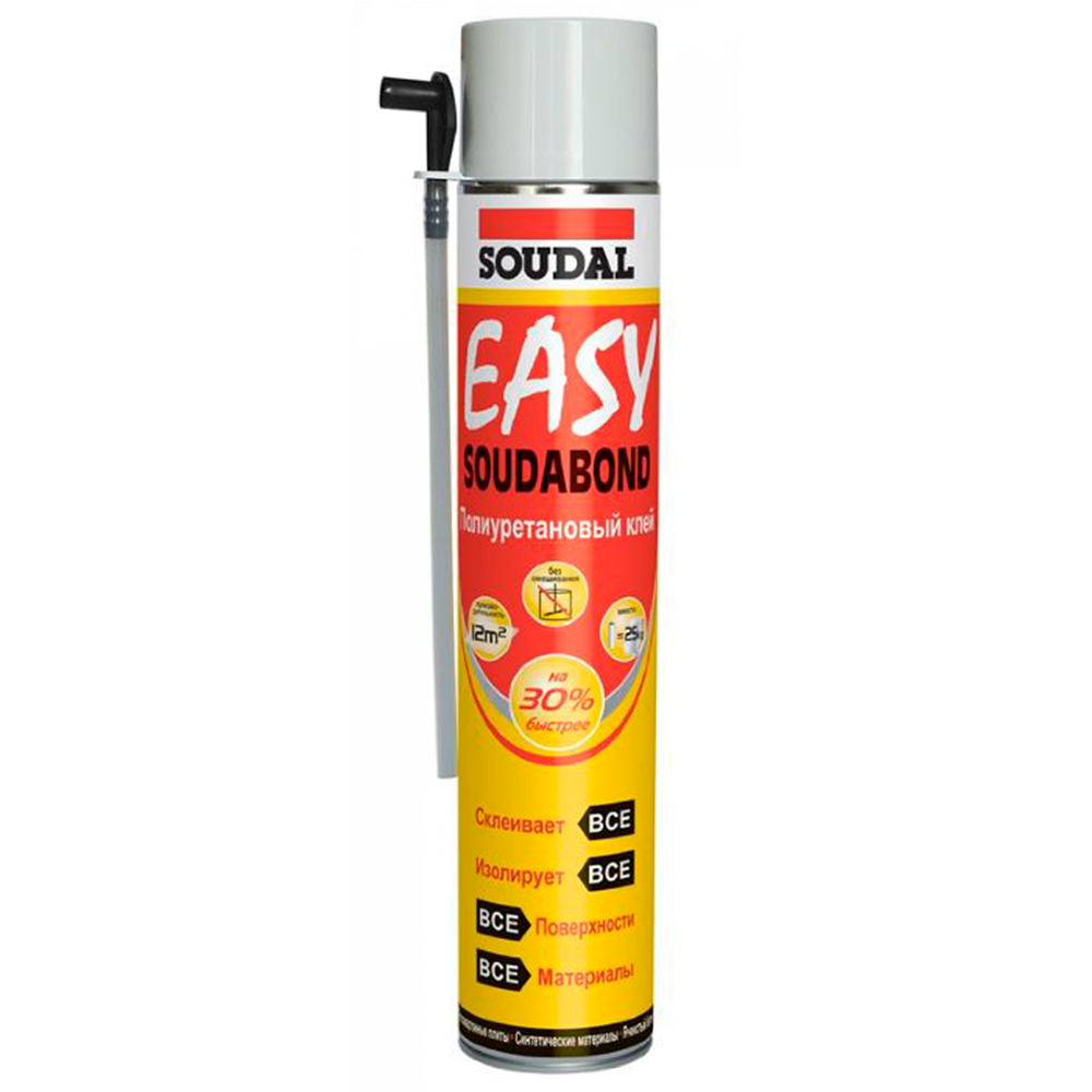 Клей-пена Soudal Soudabond Easy универсальная полиуретановая 750 мл