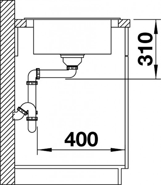 Кухонная мойка Blanco Tamos 45S