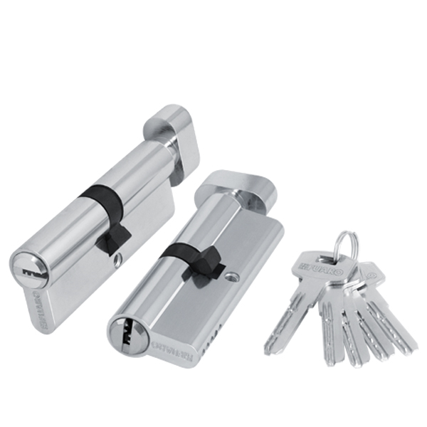 Цилиндровый механизм Fuaro ключ-вертушка 200 ZM 110 mm 55х55 CP хром