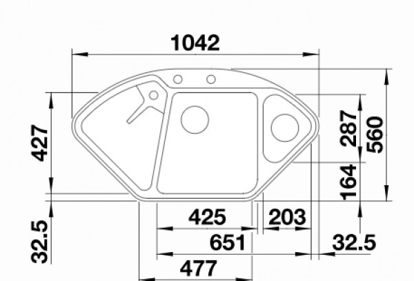 Кухонная мойка Blanco Delta-II-F