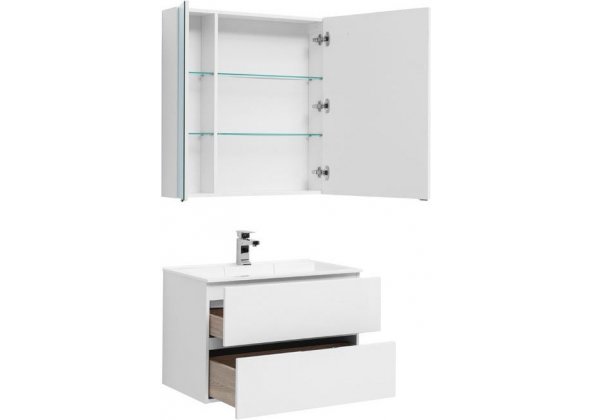 Мебель для ванной Aquanet "Алвита 80" белый