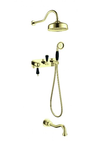 Смеситель для ванны встроенный Boheme Tradizionale NERO 258