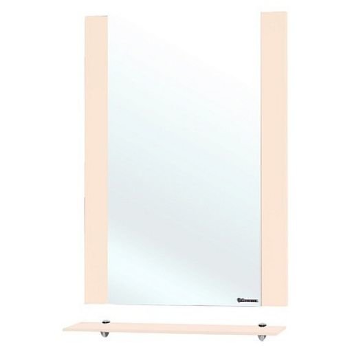 Зеркало с полкой Bellezza "Рокко 80" бежевое