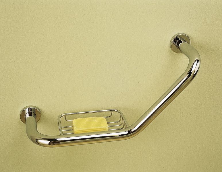 Поручень для ванной и мыльница Sanibano H206/CR