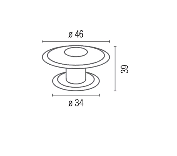 Упор дверной Melodia 8010