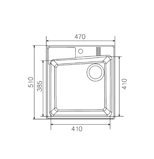 Кухонная мойка Aquaton Парма 1A713032PM240 жемчужный