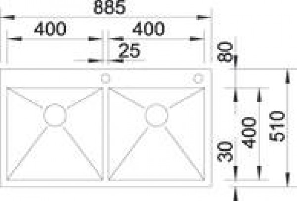 Кухонная мойка Blanco Zerox 400/400-IF-A