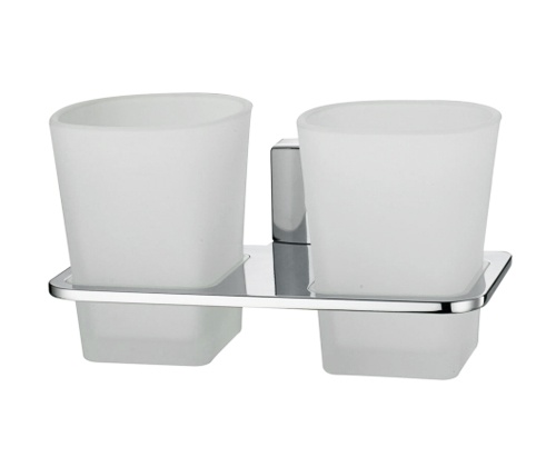 Стакан с держателем WasserKraft Leine K-5028D