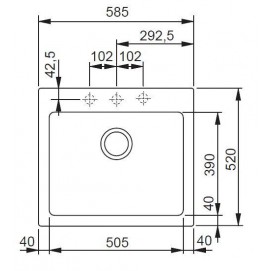 Кухонная мойка Franke Maris MRG 610-58