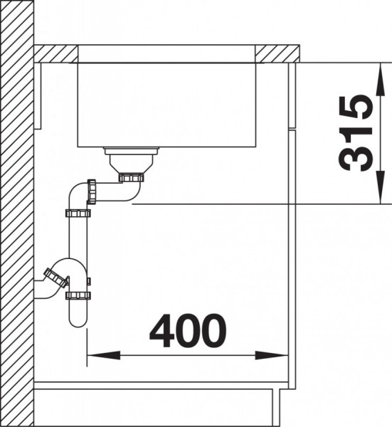 Кухонная мойка Blanco Andano 340-U Infino