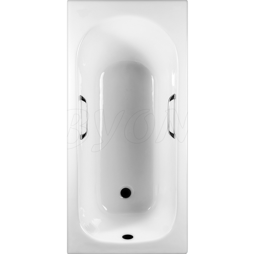 Чугунная ванна BYON 13 - 150х70х42 с ручками