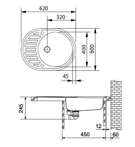 Кухонная мойка Franke Ronda ROG 611-C