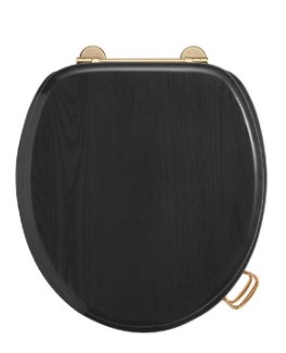 Крышка-сиденье Boheme Vogue 907-B-CH черный петли хром