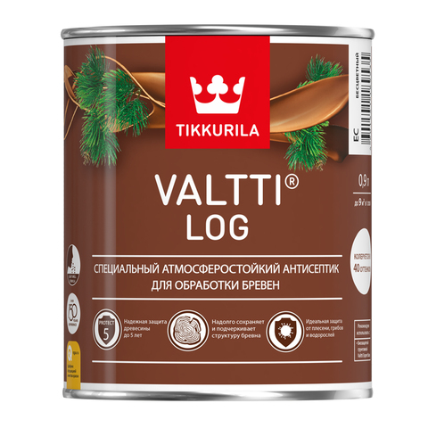 Антисептик Tikkurila Valtti Log для бревен