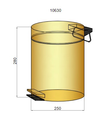 Ведро Boheme MEDICI 10630