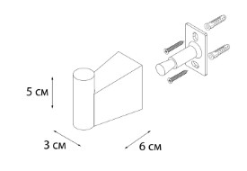 Крючок FIXSEN TREND одинарный FX-97805