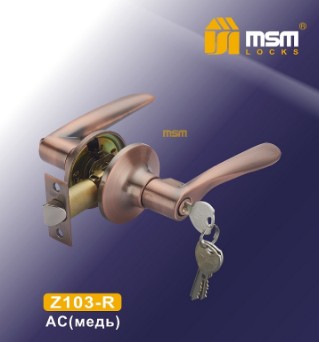 Дверная ручка защелка фалевая MSM Z103-R