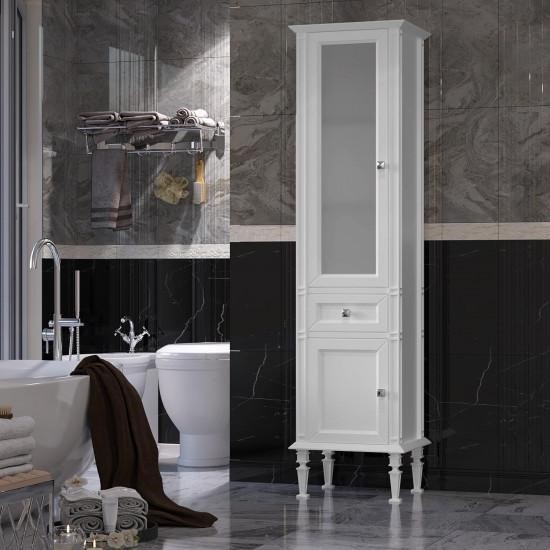 Шкаф-пенал Opadiris Кантара 46 L белый матовый