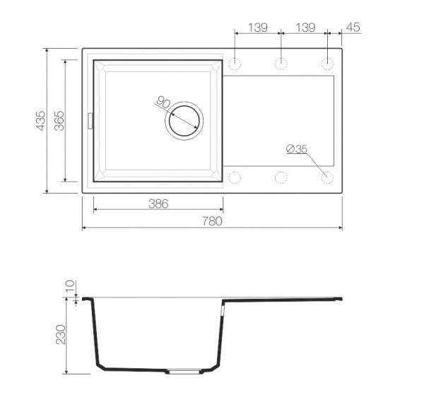 Кухонная мойка Omoikiri Sakaime 78