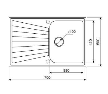Кухонная мойка Lava L3