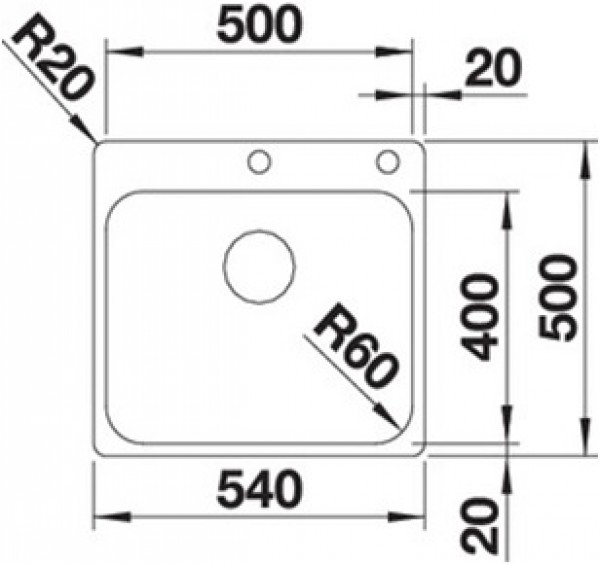 Кухонная мойка Blanco Supra 500-IF-A