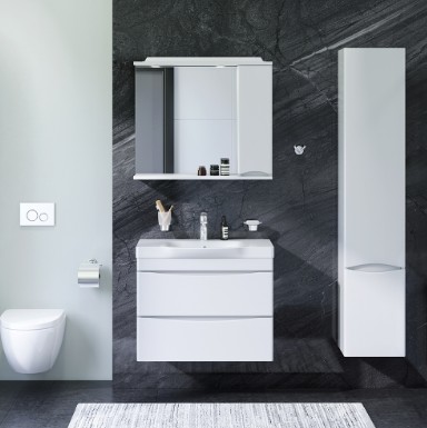 Комплект мебели для ванной комнаты с ванной и унитазом AM.PM Like UK80OB