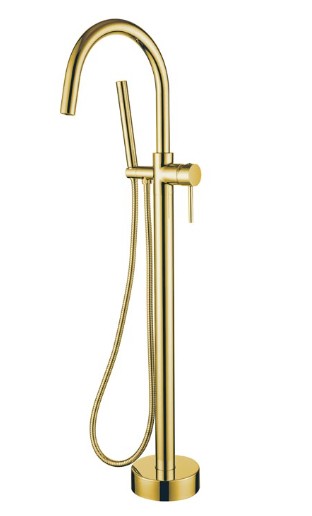 Смеситель для ванны напольный Boheme UNO 469-G (219)