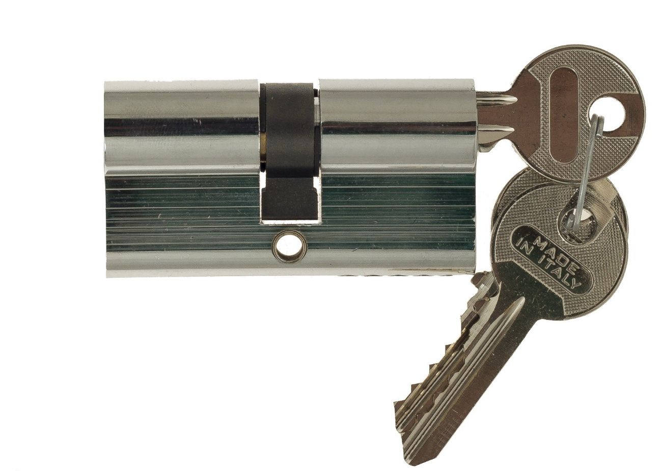 Цилиндровый механизм Venezia 25/10/25 полированный хром ключ-ключ