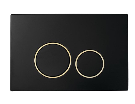 Кнопка смыва Boheme BLACK GOLD 663