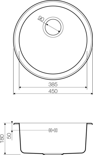 Кухонная мойка Omoikiri Toya 45