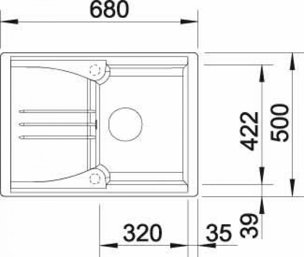 Кухонная мойка Blanco Enos 40S