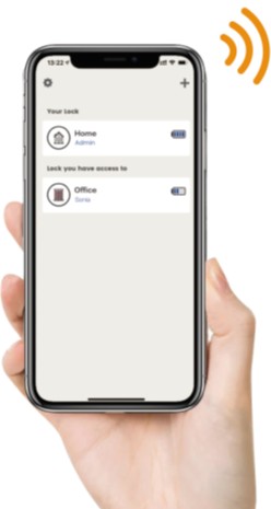 Электронная кодовая ручка Mul-T-Lock с биометрией