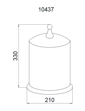 Ведро Boheme BRILLANTE 10437