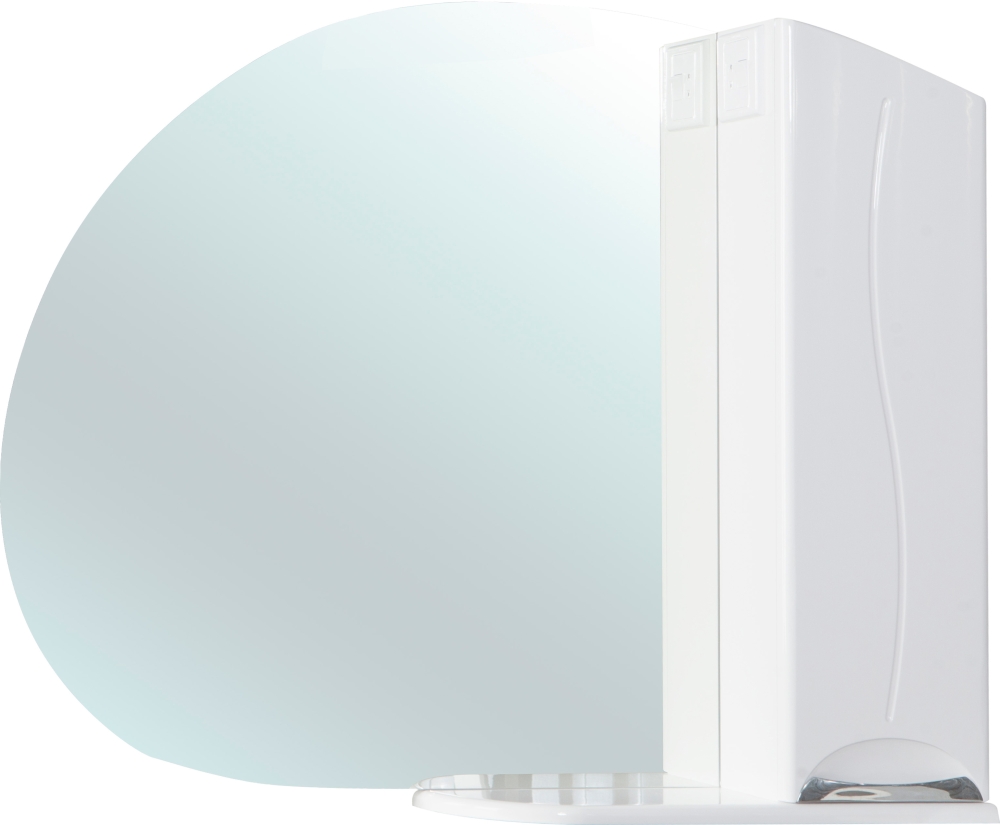 Зеркало-шкаф Bellezza "Глория 105" R белый