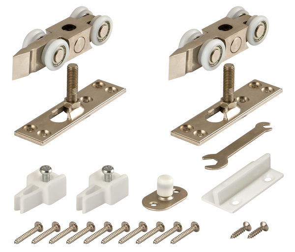 Комплект роликов для раздвижных дверей Armadillo  DIY Comfort 80/4 kit (877+882)