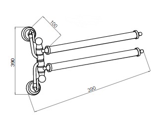 Настенный держатель для губки Boheme MEDICI 10616