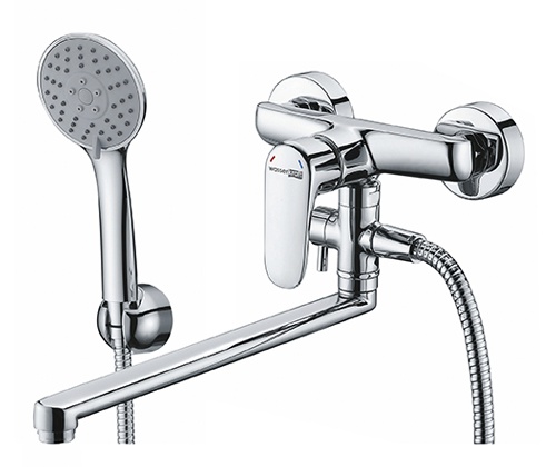 Смеситель для ванны с душем с длинным изливом WasserKraft Vils 5602L