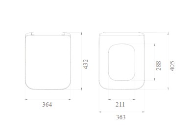 Крышка-сиденье Boheme Vogue 947-GO белый