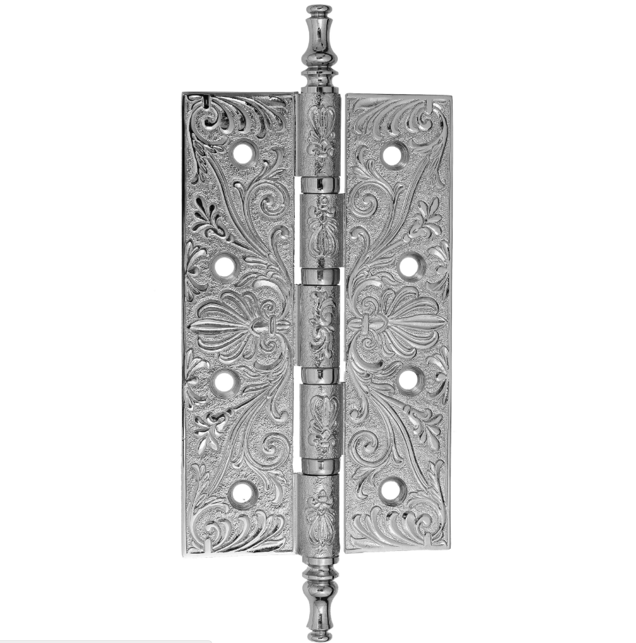 Петля дверная универсальная Venezia CRS012 152x89x4 полированный хром