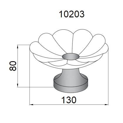 Мыльница Boheme хром 10203