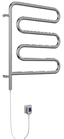 Полотенцесушитель электрический TERMINUS Электро 25 Ш-обр 450х570 поворотный