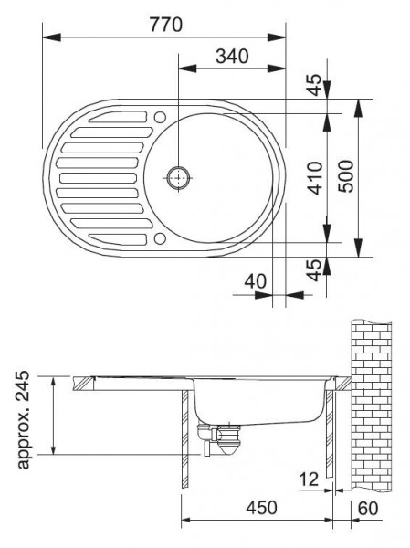 Кухонная мойка Franke Pamira ROG 611