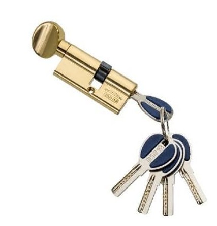 Цилиндровый механизм перфорированный MSM ключ-вертушка CW40/30mm