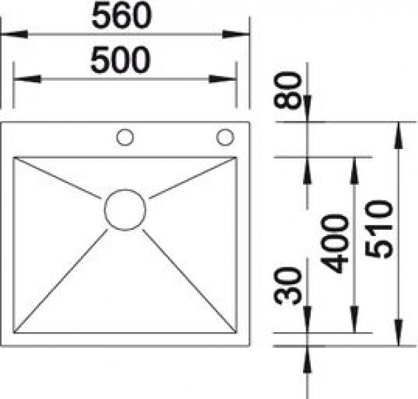 Кухонная мойка Blanco Zerox 500-IF-A Durinox