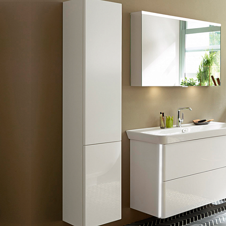 Шкаф-пенал Burgbad Iveo белый глянец