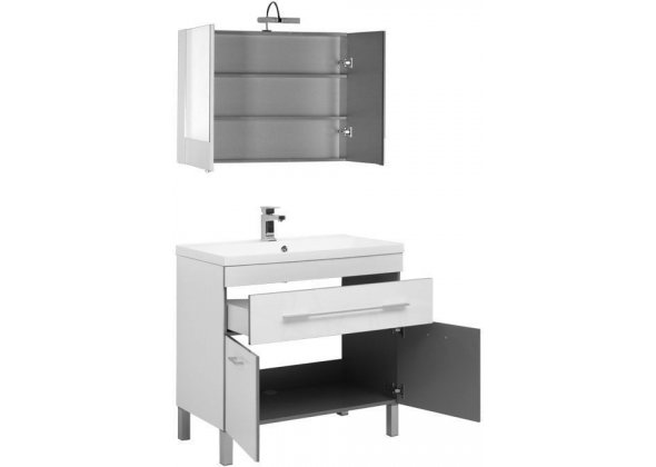 Мебель для ванной Aquanet "Верона 90" белый 