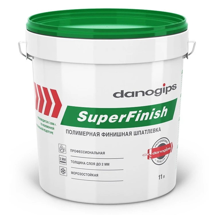 Шпатлевка Sheetrock Danogips SuperFinish для внутренних работ полимерная