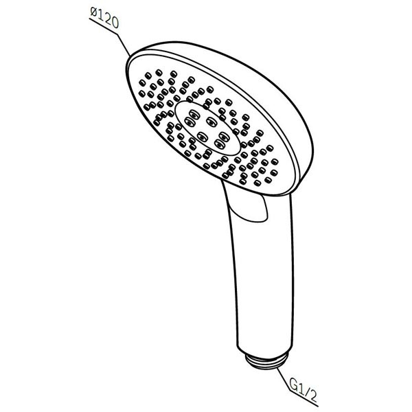 Душевая лейка AM.PM Spirit 2.0 F0270A000