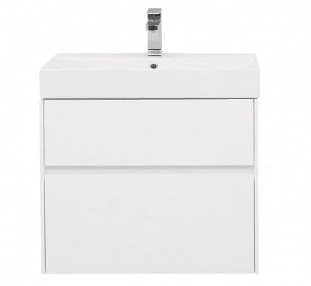 Тумба с раковиной Aquanet "Бруклин 70" белая