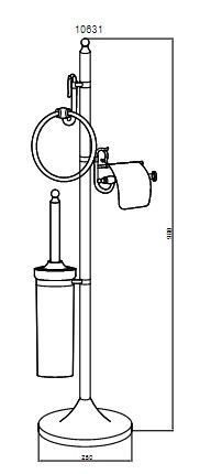 Стойка напольная Boheme MEDICI 10631